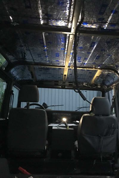 Dämmung Defender 110